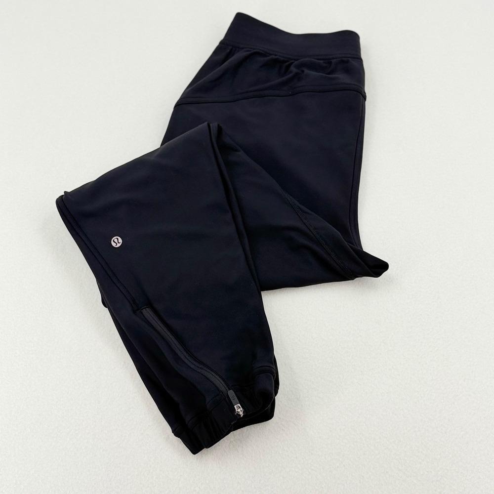 Lululemon Adapted State High-Rise Tech Fleece Jogger Women 8 Black Excellent